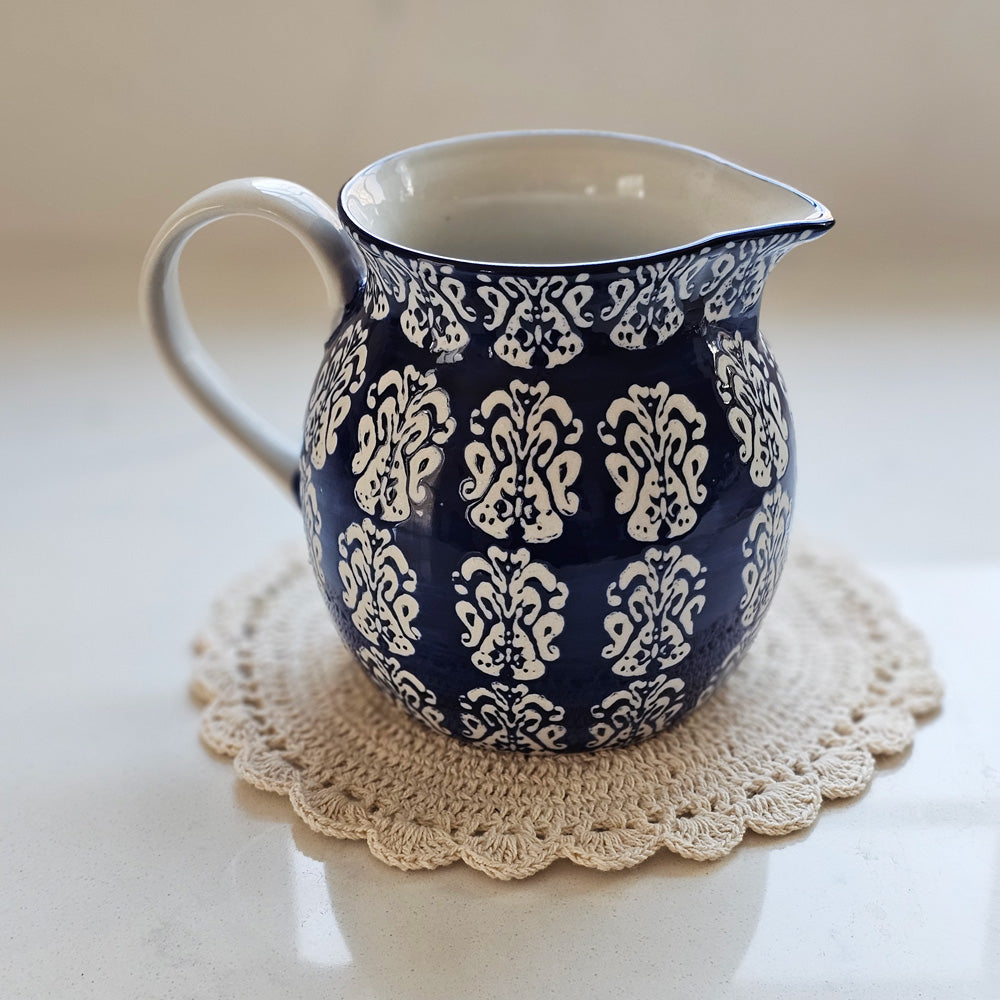 Cordelia Blue Pitcher