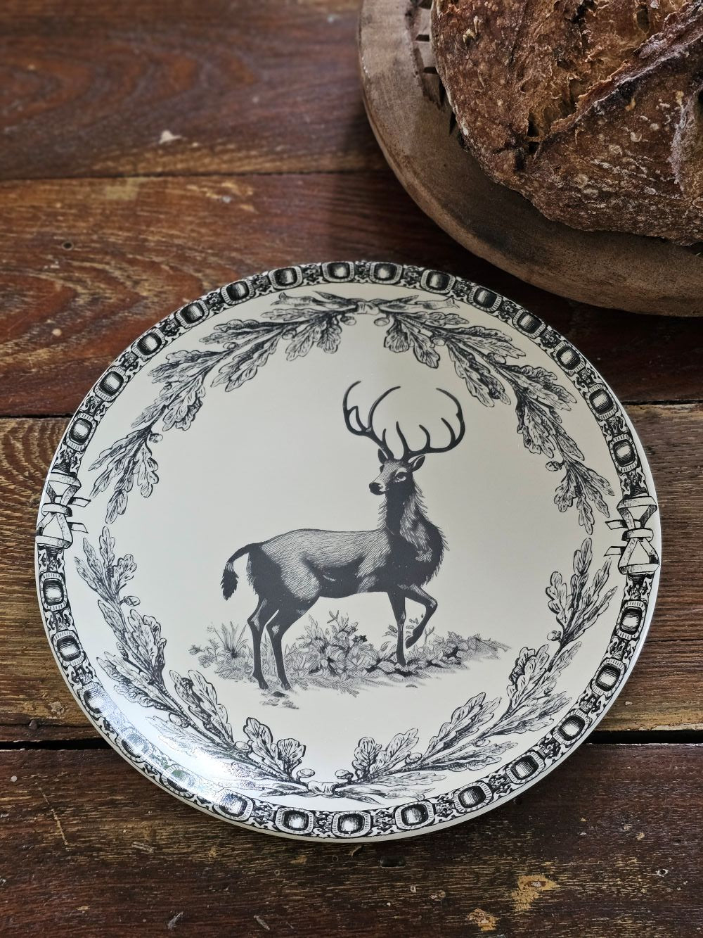 Vintage Style Deer Plate