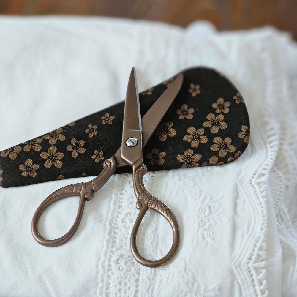 Vintage Style Embroidery Scissors with Sheath