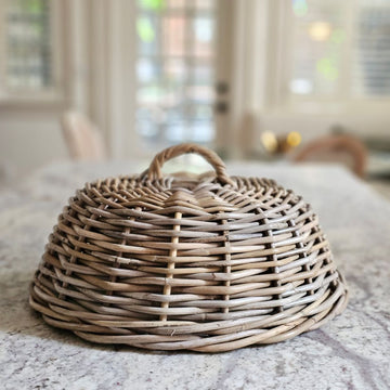 Wicker Food Cover Cloche
