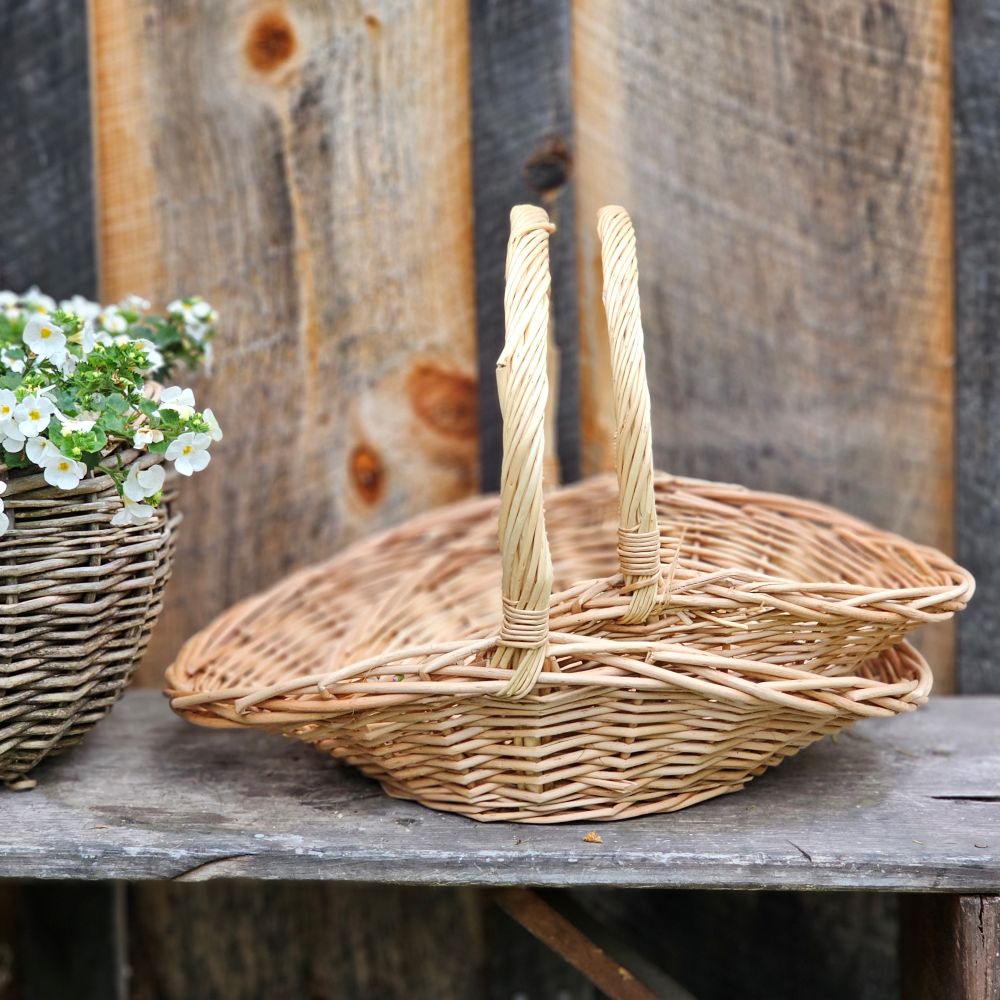 Willow Gathering Baskets, Set of Two