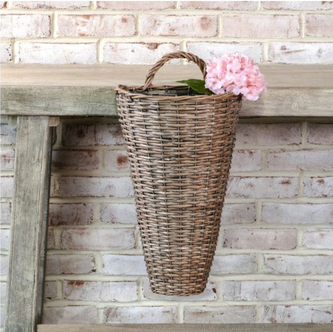 Weathered Willow Wall Basket